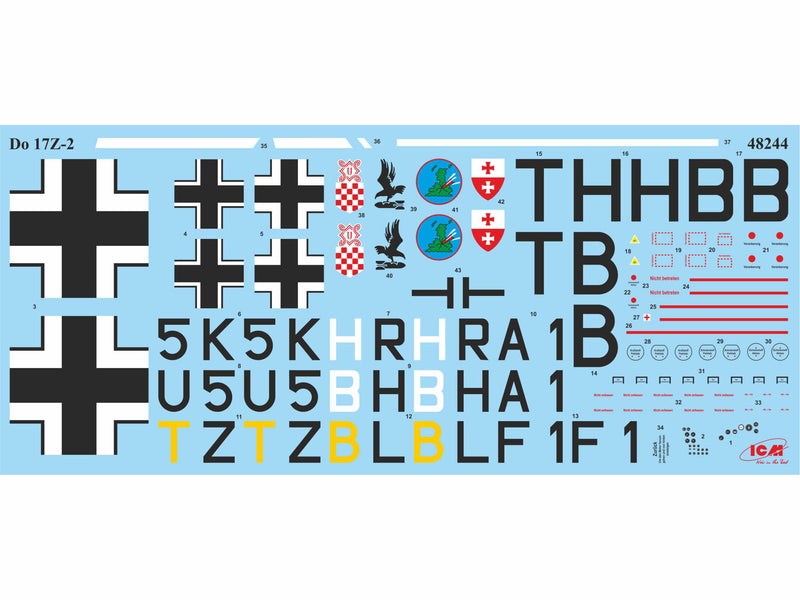ICM48244 - 1/48 ICM Do 17Z-2, WWII German Bomber