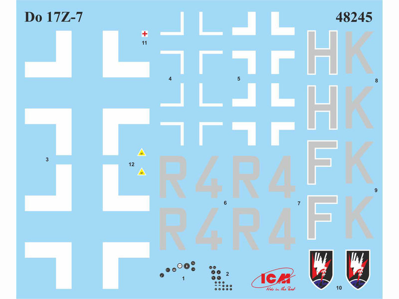 ICM48245 - 1/48 ICM Do 17Z-7, WWII German Night Fighter