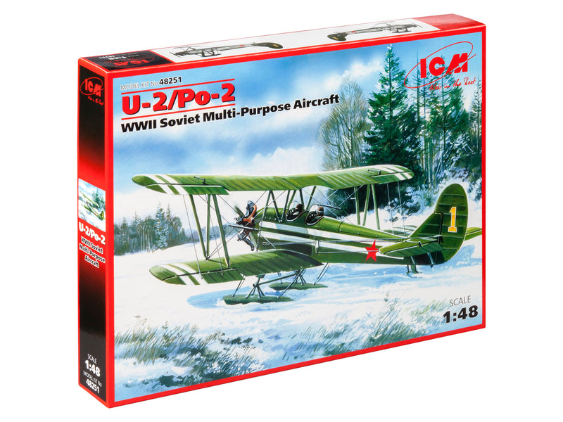 ICM48251 - 1/48 ICM U-2/Po-2, WWII Soviet Multi-Purpose Aircraft
