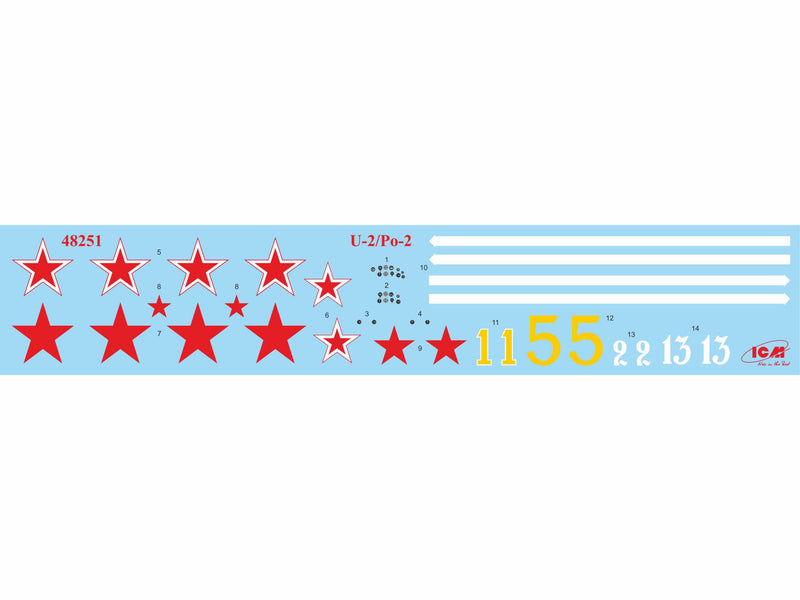 ICM48251 - 1/48 ICM U-2/Po-2, WWII Soviet Multi-Purpose Aircraft