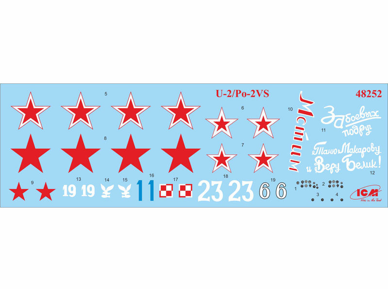 ICM48252 - 1/48 ICM U-2/Po-2VS, WWII Soviet Night Light Bomber