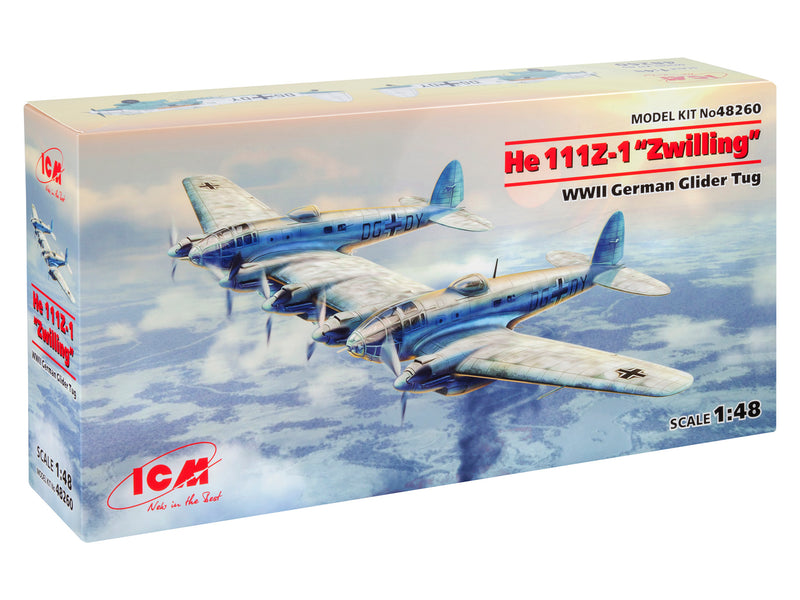 ICM48260 - 1/48 ICM He 111Z-1 Zwilling, WWII German Glider Tug