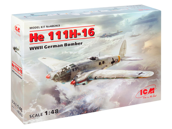 ICM48263 - 1/48 ICM He 111H-16, WWII German Bomber