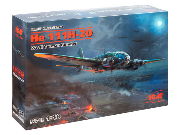 ICM48264 - 1/48 ICM He 111H-20, WWII German Bomber