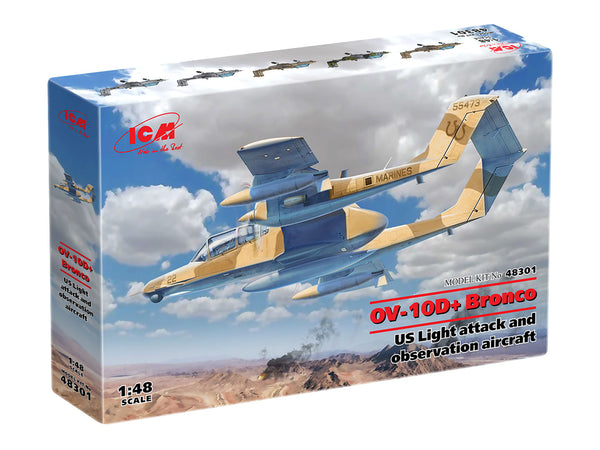 ICM48301 - 1/48 ICM OV-10D+ Bronco US Attack Aircraft