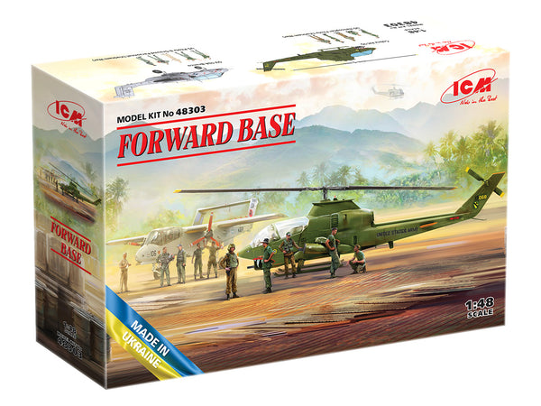 ICM48303 - 1/48 Forward Base - Cobra, Bronco and Figures