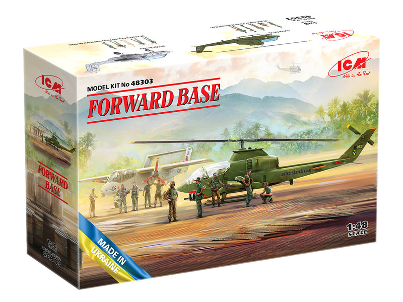 ICM48303 - 1/48 Forward Base - Cobra, Bronco and Figures