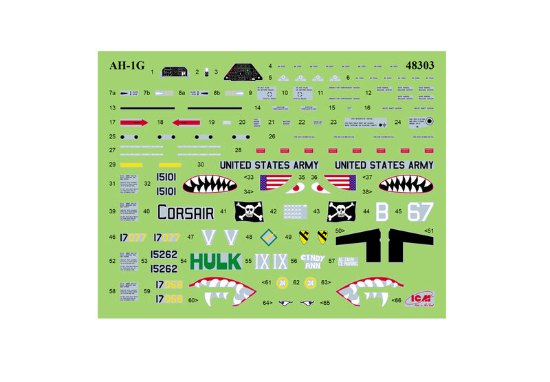 ICM48303 - 1/48 Forward Base - Cobra, Bronco and Figures