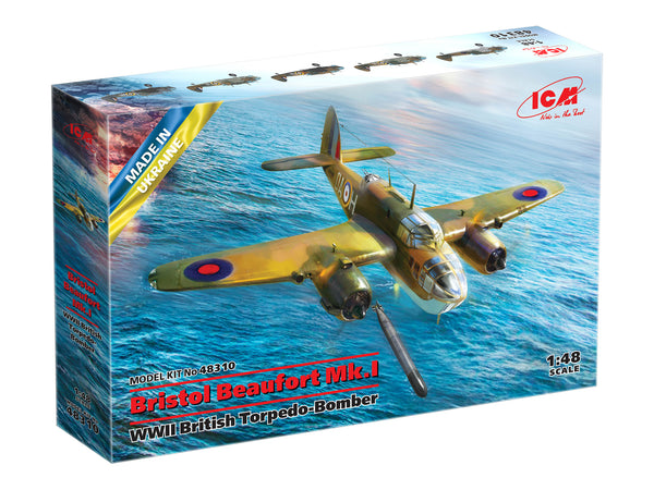 ICM48310 - 1/48 ICM Bristol Beaufort Mk.I WWII British Torpedo Bomber