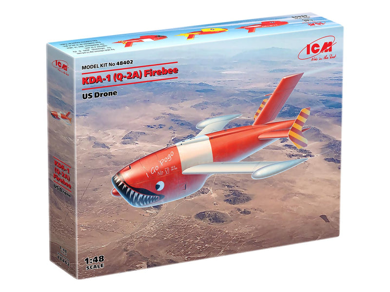 ICM48402 - 1/48 ICM Q-2A (XM-21, KDA-1) Firebee, US Drone (2 airplanes and pilons) (100% new molds)