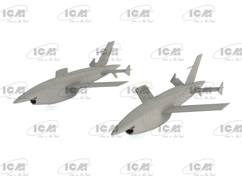 ICM48403 - 1/48 ICM Q-2C (BQM-34A) Firebee, US Drone (2 airplanes and pilons) (100% new molds)