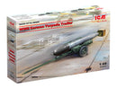 ICM48404 - 1/48 ICM WWII German Torpedo Trailer (100% new molds)