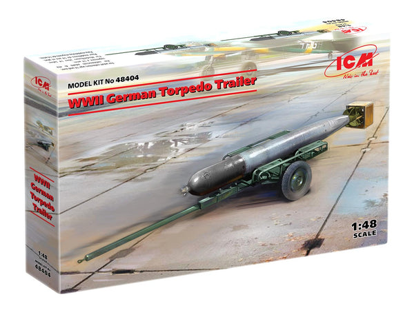 ICM48404 - 1/48 ICM WWII German Torpedo Trailer (100% new molds)