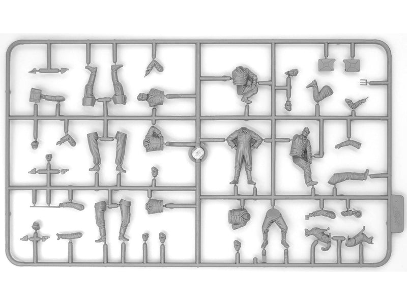 ICM48805 - 1/48 ICM Bf 109F-4 with German Ground Personnel