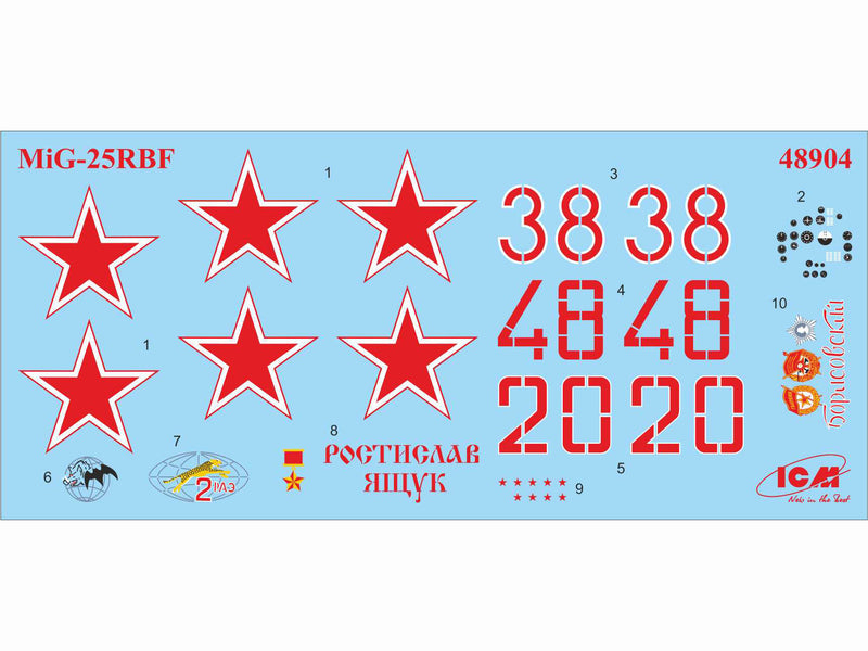 ICM48904 - 1/48 ICM MiG-25 RBF, Soviet Reconnaissance Plane