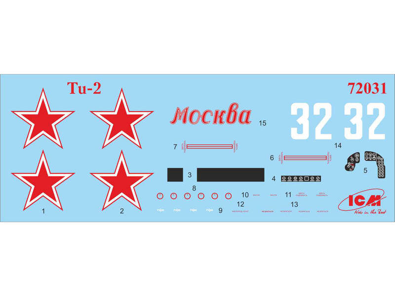 ICM72031 - 1/72 ICM Tu-2S, WWII Soviet Bomber