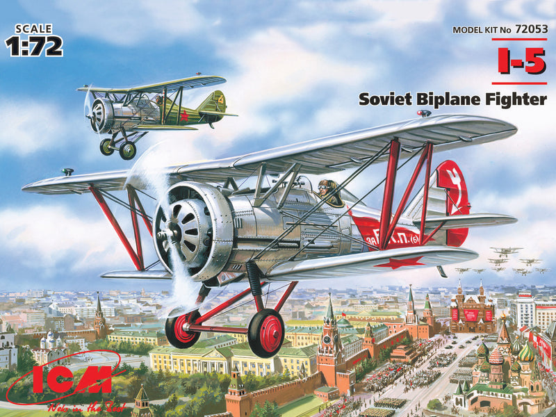ICM72053 - 1/72 ICM I-5, Soviet Biplane Fighter