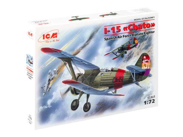 ICM72061 - 1/72 ICM I-15 "Chato", Spanish Air Force Biplane Fighter