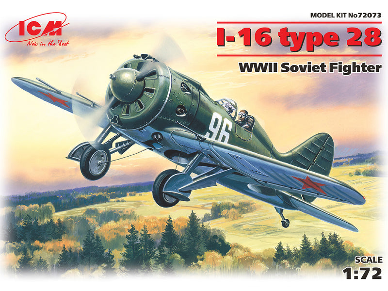 ICM72073 - 1/72 ICM I-16 type 28, WWII Soviet Fighter