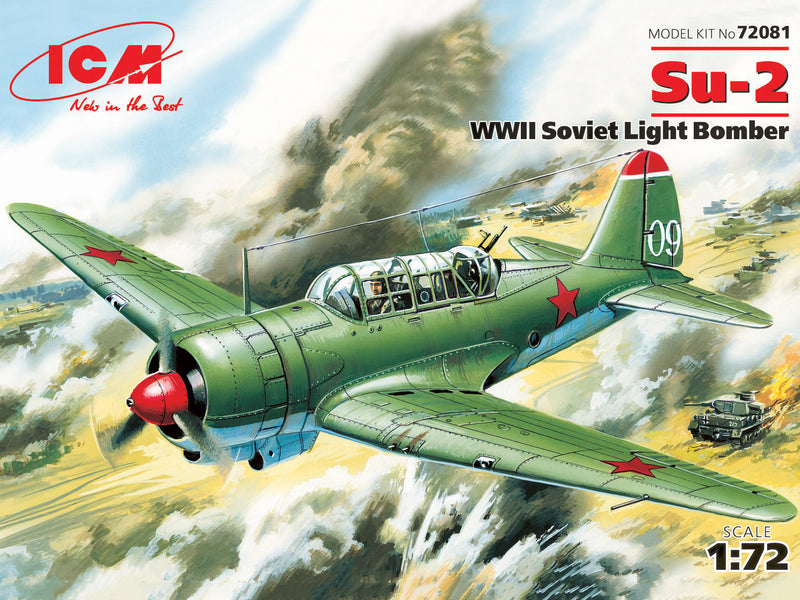 ICM72081 - 1/72 ICM Su-2, WWII Soviet Light Bomber