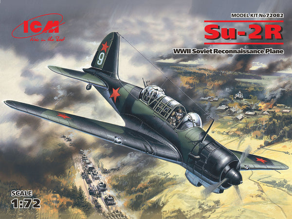 ICM72082 - 1/72 ICM Su-2R, WWII Soviet Reconnaissance Plane