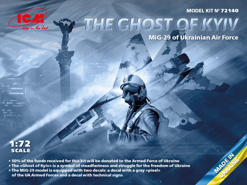 ICM3027 - ICM Models - Acrylic paint set for The Ghost of Kyiv