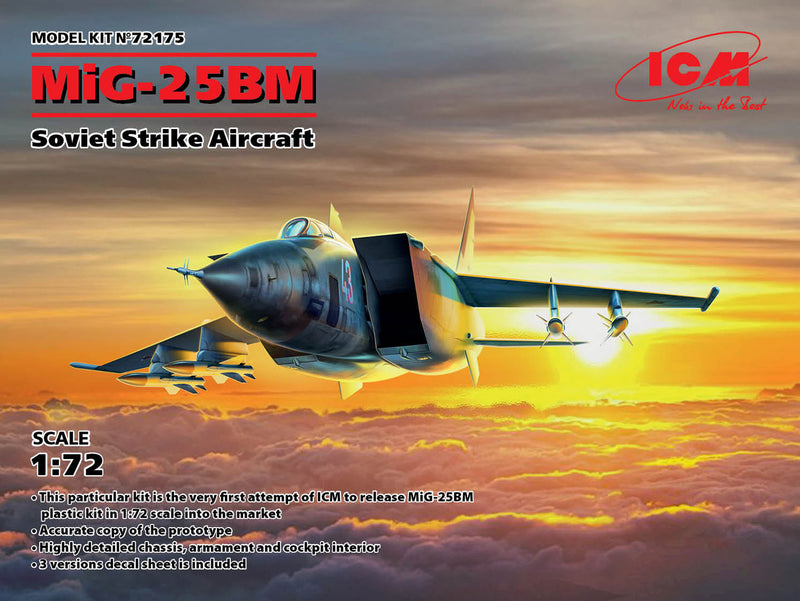 ICM72175 - 1/72 ICM MiG-25 BM, Soviet Strike Aircraft