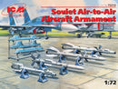 ICM72212 - 1/72 ICM Soviet Air-to-Air Aircraft Armament (R-27ER, R-27ET,  R-73, R-77 missiles)