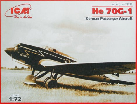 ICM72233 - 1/72 ICM He 70G-1, German Passenger Aircraft
