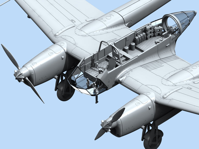 ICM72291 - 1/72 ICM FW 189A-1, WWII German Reconnaissance Plane