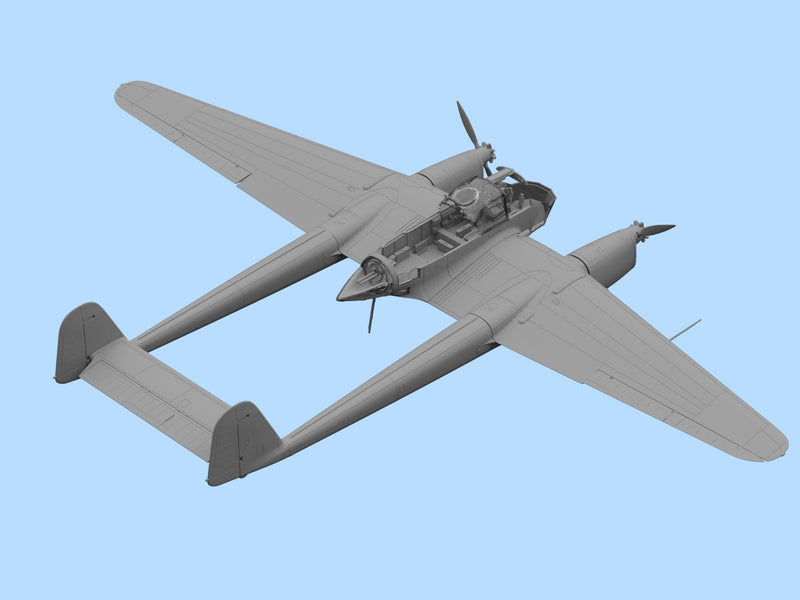 ICM72292 - 1/72 ICM FW 189A-2, WWII German Reconnaissance Plane