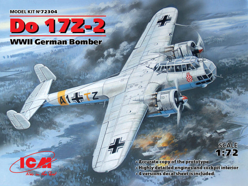 ICM72304 - 1/72 ICM Do 17Z-2, WWII German Bomber
