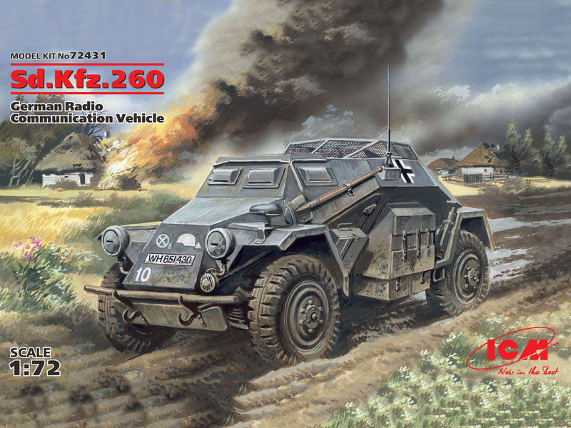 ICM72431 - 1/72 ICM Sd.Kfz.260, German Radio Communication Vehicle
