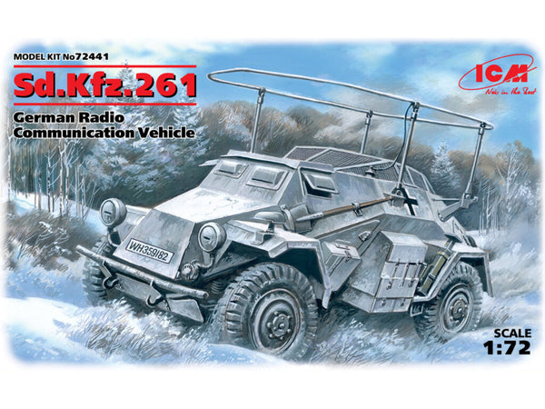 ICM72441 - 1/72 ICM Sd.Kfz.261, German Radio Communication Vehicle
