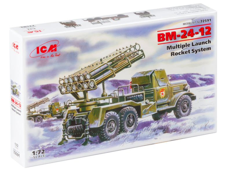ICM72591 - 1/72 ICM BM-24-12, Multiple Launch Rocket System on ZiL-157 base