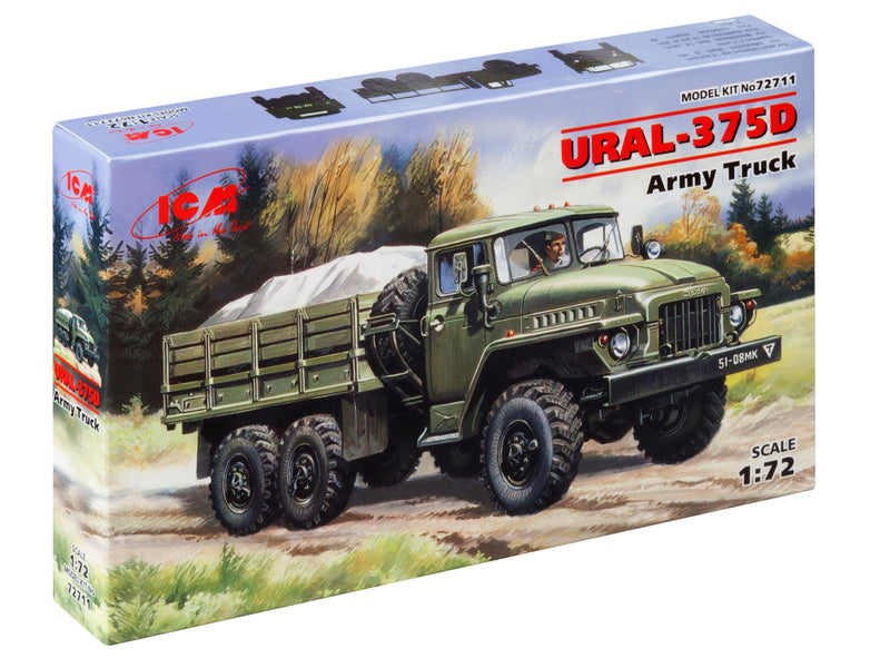 ICM72711 - 1/72 ICM URAL-375D, Army Truck