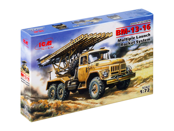 ICM72814 - 1/72 ICM BM-13-16,  Multiple Launch Rocket System on ZiL-131 base