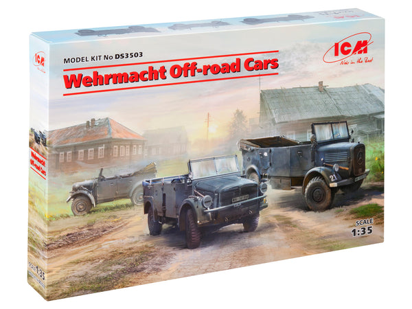 ICMDS3503 - 1/35 Wehrmacht Off-road Cars (Kfz.1, Horch 108 Typ 40, L1500A)