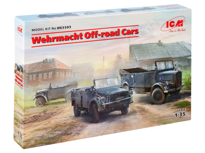 ICMDS3503 - 1/35 Wehrmacht Off-road Cars (Kfz.1, Horch 108 Typ 40, L1500A)