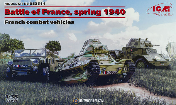 Battle of France, Spring 1940
(Laffly V15T, FCM 36, Panhard 178 AMD-35)