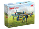 ICMDS4802 - 1/48 WWII RAF Airfield (Spitfire Mk.IX, Spitfire Mk.VII & Figures)