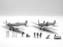 ICMDS4802 - 1/48 WWII RAF Airfield (Spitfire Mk.IX, Spitfire Mk.VII & Figures)