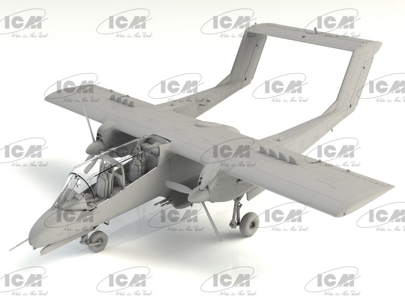 ICMDS4803 - 1/48 Vietnam USAF Airfield (Cessna O-2A, OV-10 Bronco & Figures)
