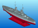 ICMS016 - 1/700 ICM Kronprinz (full hull & waterline), WWI German Battleship