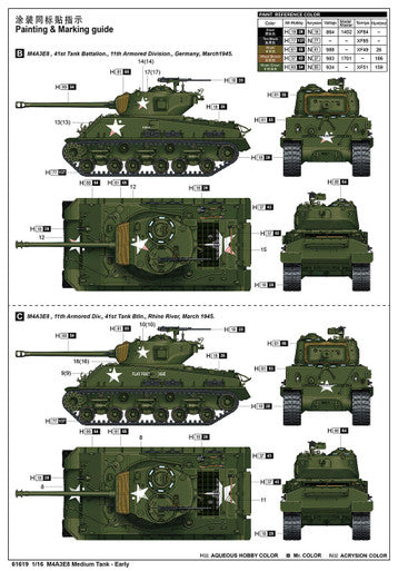 1/16 iLoveKit M4A3E8 Sherman Tank - Early SUPER DELUXE Version