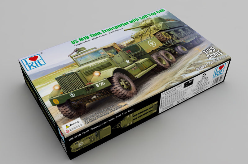 US M19 Tank Transporter With Soft Top Cab
