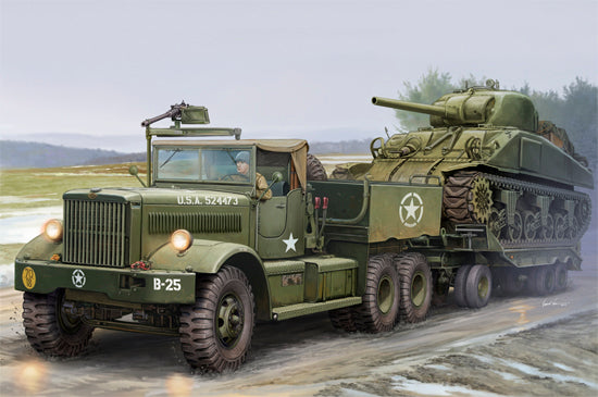 US M19 Tank Transporter With Soft Top Cab