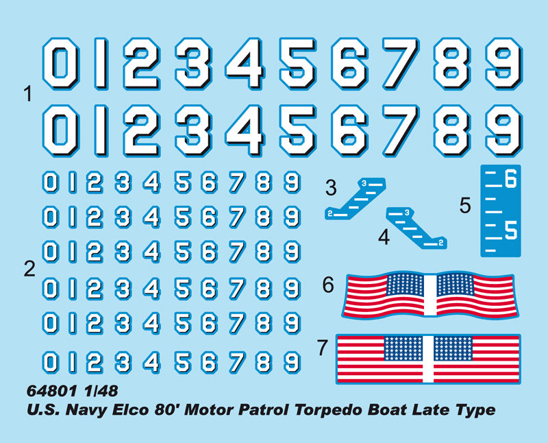 U.S. Navy Elco 80 Motor Patrol Torpedo Boat Late Type