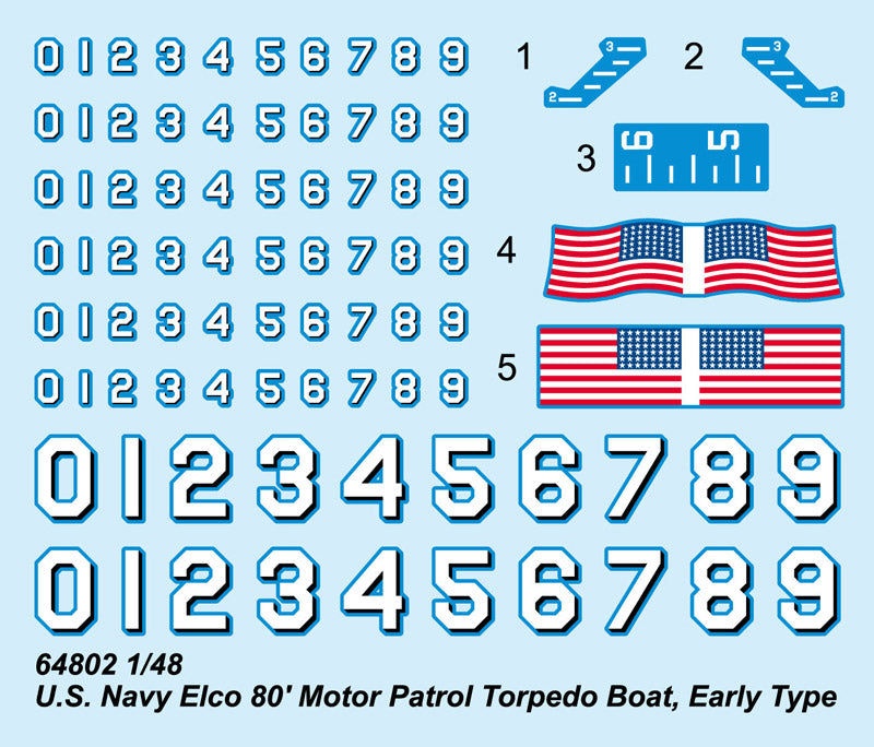 U.S. Navy Elco 80 Motor Patrol Torpedo Boat, Early Type