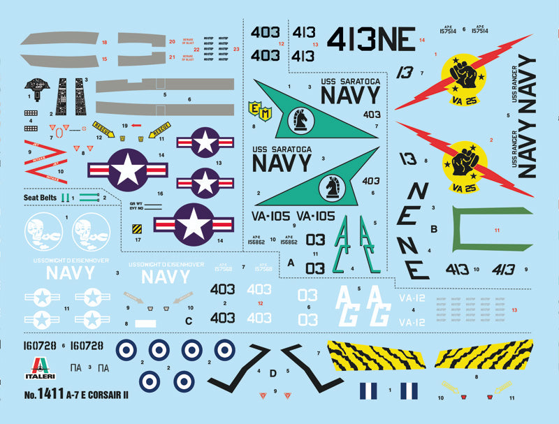 ITA1411 1:72 Italeri A-7E Corsair II